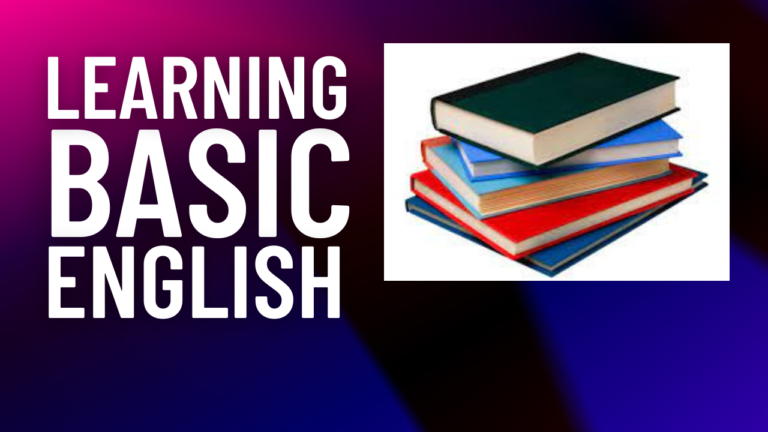 Learning Basic English